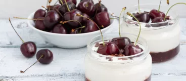 Verrine aux cerises et aux Pépito® Pépites