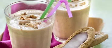 Milkshake au miel et BelVita® goût Choco-Noisette