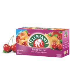 Eléphant Infusion Pêche Cerise