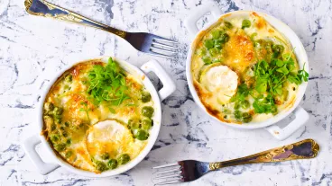 Cocotte de cabillaud au curry et lentilles corail
