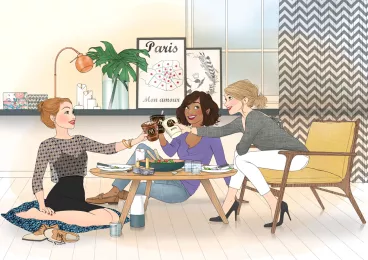 Vive les soirées filles ! Illustration Magnum