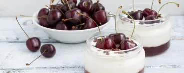 Verrine aux cerises et aux Pépito® Pépites