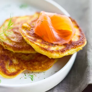 Blinis légers au curry avec Maizena®