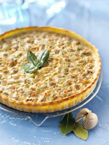 Tarte aux coques avec Amora®