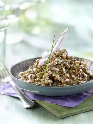 Lentilles à la moutarde à l’ancienne avec Maille®