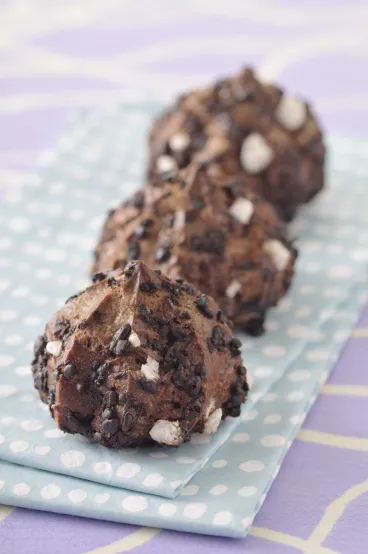 Chouquettes au chocolat