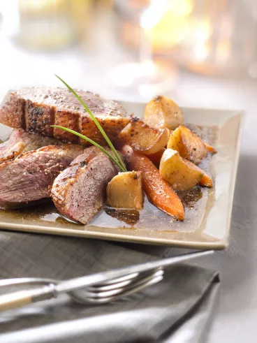 Magret de canard poêlé au vinaigre de Xérès AOP Maille®