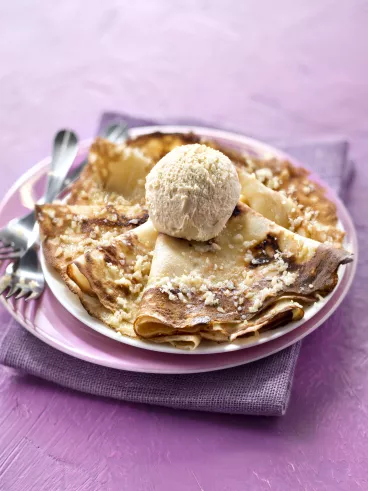 Crêpe à la glace Vanille de Madagascar avec Carte d’Or®