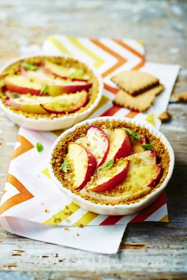 Tarte aux pêches avec Thé® de LU
