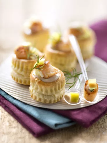 Mini feuilletés aux pétoncles avec Knorr® par Annelyse