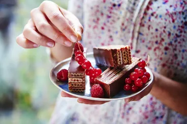 Millefeuille Paille d’Or® Choco-caramel par Annelyse