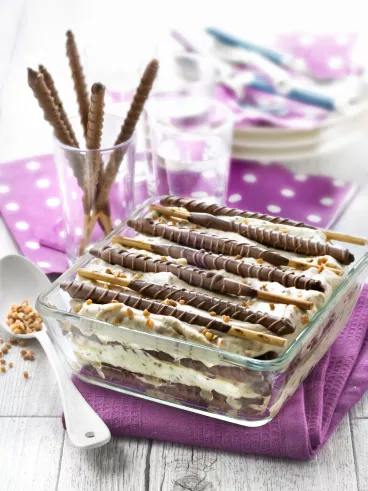 Tiramisu praliné chocolat au Mikado® King Choco Saveur Praliné