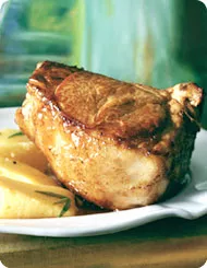 Jarret de veau aux petits oignons avec Fruit d'Or®