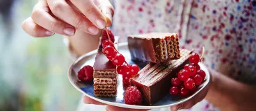 Millefeuille Paille d’Or® Choco-caramel par Annelyse