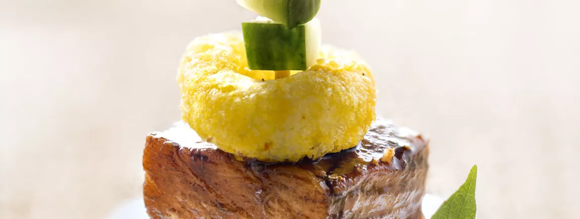 Cubes de saumon laqués croustillants avec Belin ® par Annelyse Cubes de saumon laqués croustillants avec Belin® par Annelyse