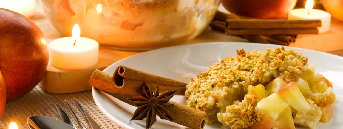 Crumble aux pommes avec Fruit d'Or ProActiv® EXPERT Cuisson & Tartine® Crumble aux pommes avec Fruit d’Or ProActiv®