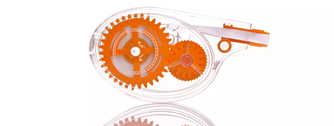 Tache de correcteur blanc correcteur blanc