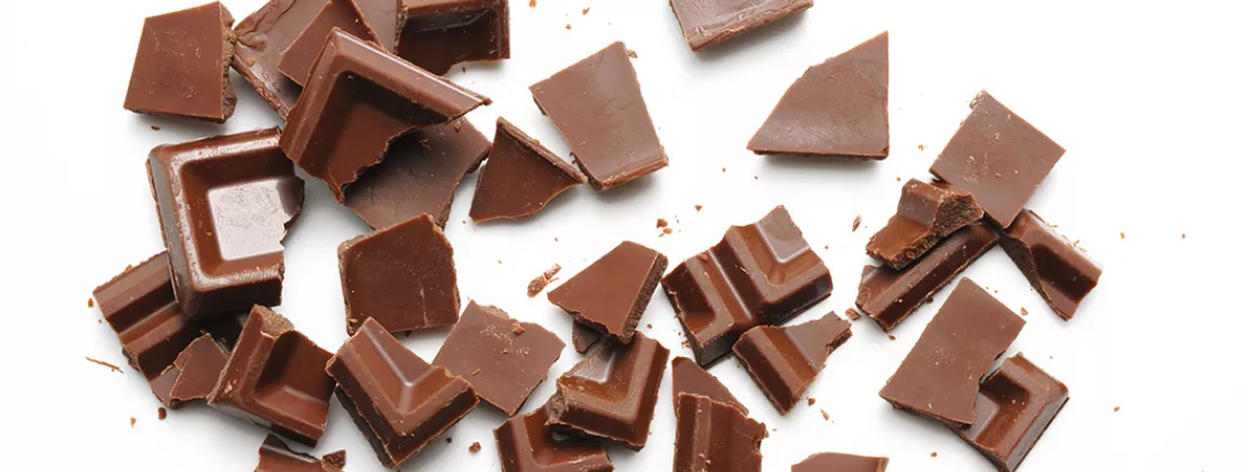Tache de chocolat chocolat