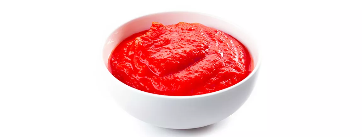 Tache de sauce tomate sauce tomate