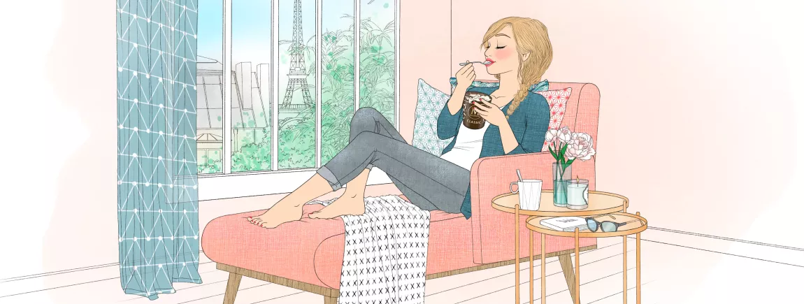 Ma pause détente à moi Illustration