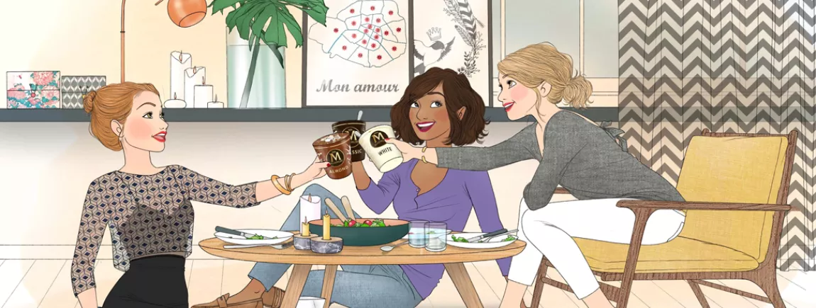 Vive les soirées filles ! Illustration Magnum