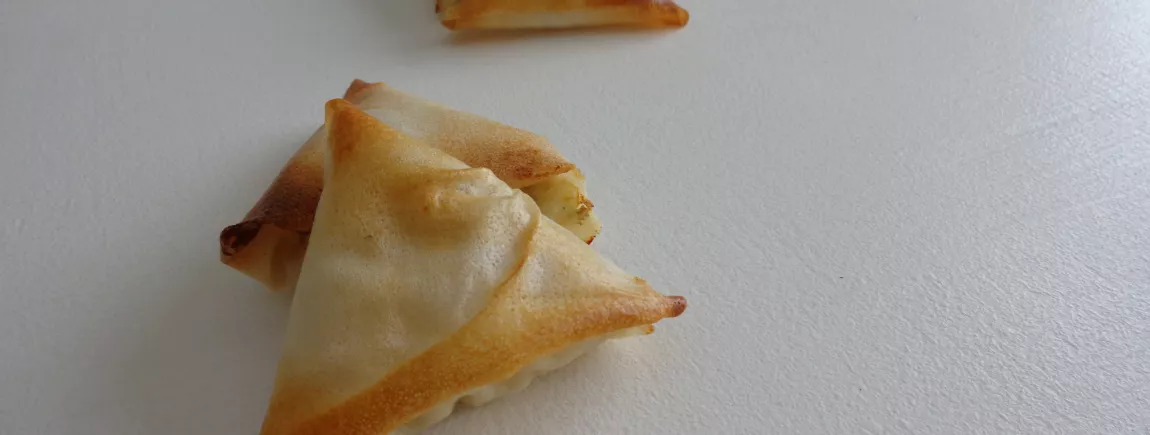 Brick jambon et chèvre