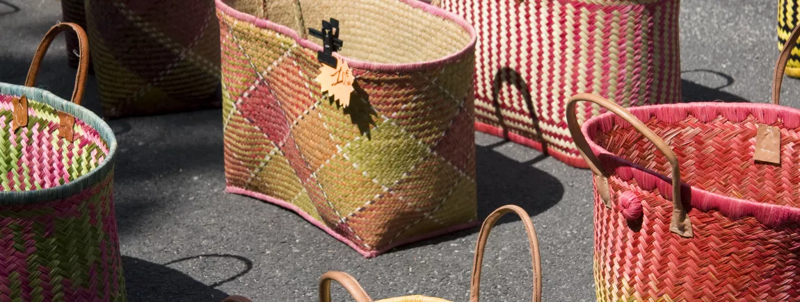 Idée déco : le bonheur est dans le panier ! Panier : accessoire déco