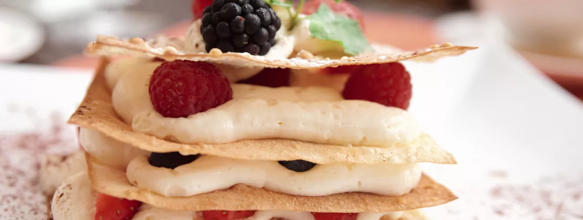 Le millefeuille de l'entrée au dessert ! Le millefeuille de l'entrée au dessert !