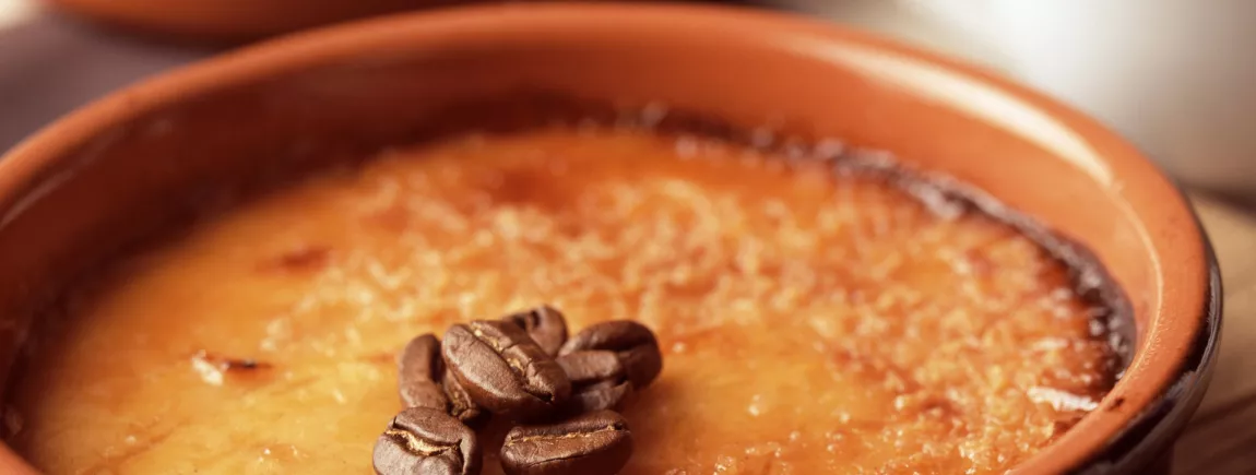 Crème brûlée au café Grand’Mère ® Crème brûlée au café Grand’Mère®