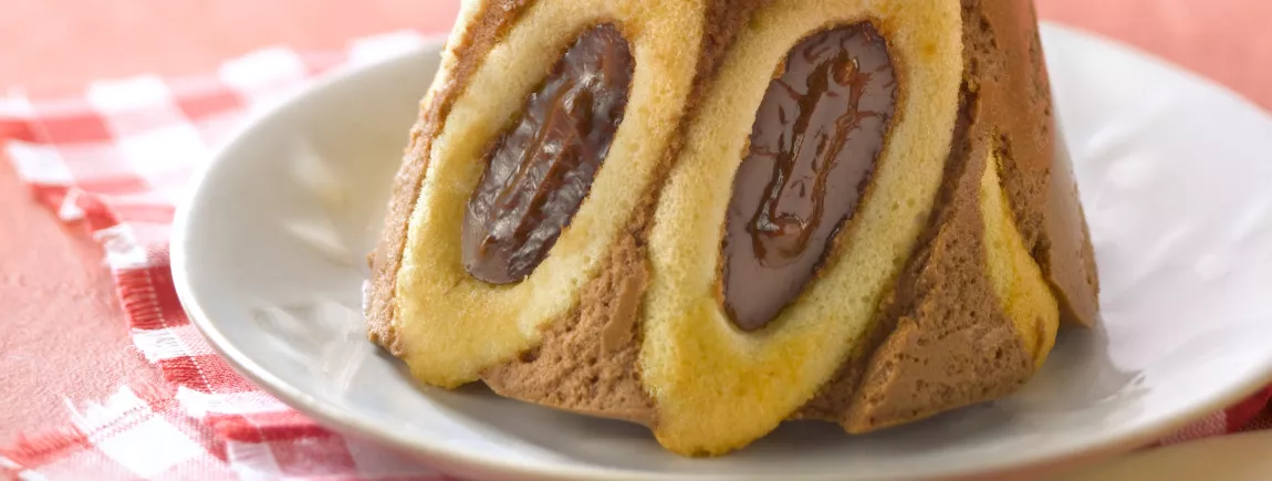 Mini charlotte chocolat et surprise Milka ® Tendres Moments Moelleux Noisettes Mini charlotte chocolat et surprise Milka® Tendres Moments Moelleux Noisettes