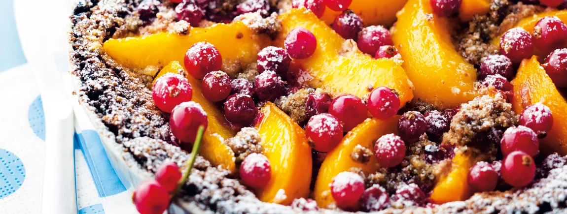 Tarte sablée cookies-fruits avec Granola® Tarte sablée cookies-fruits avec Granola®