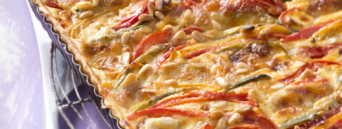 Quiche aux trois poivrons avec Knorr®