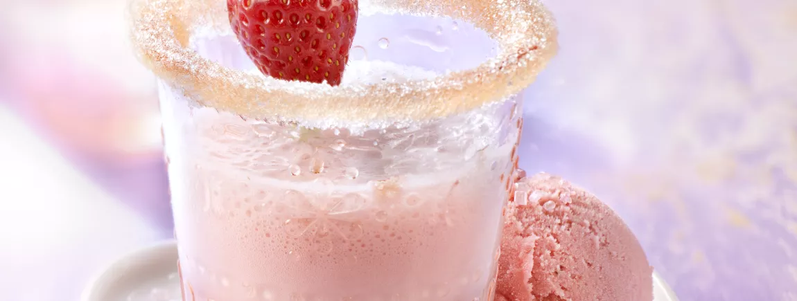 Milkshake à la fraise avec Carte d’Or®