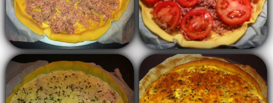 Quiche au thon tomates Quiche au thon tomates