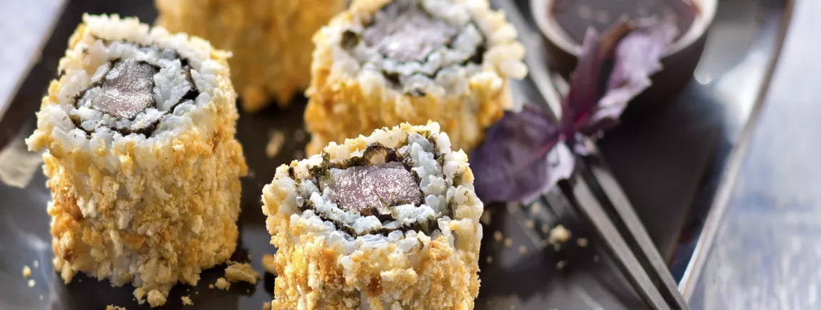 California rolls* au thon et TUC® Crispy saveur Tomate Mozzarella California rolls* au thon et TUC® Crispy saveur Tomate Mozzarella