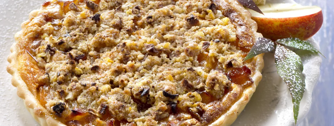 Tarte aux pommes en crumble de Grany ® Tarte aux pommes en crumble de Grany®