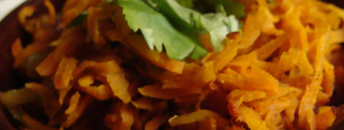 CAROTTES RAPEES CUITES AUX EPICES ET MOUTARDE CAROTTES RAPEES CUITES AUX EPICES ET MOUTARDE