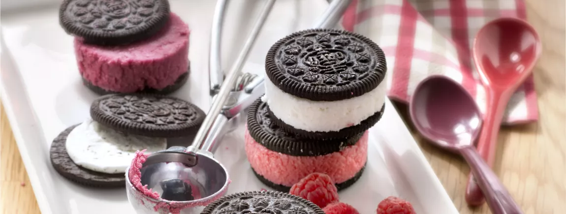 Mini sandwich glacé aux Oreo® Mini sandwich glacé aux Oreo®