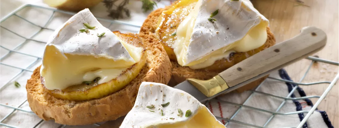 Tartines normandes avec Heudebert® Tartine Normande avec Heudebert®