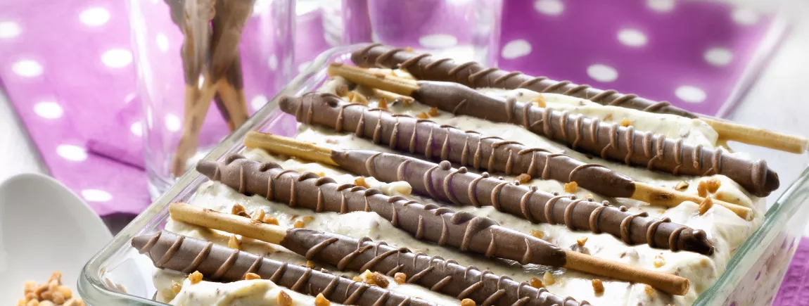 Tiramisu praliné chocolat au Mikado ® King Choco Saveur Praliné Tiramisu praliné chocolat au Mikado® King Choco Saveur Praliné